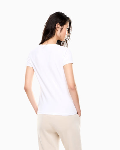 Slim fit T-shirt Core Lady in cotton jersey
