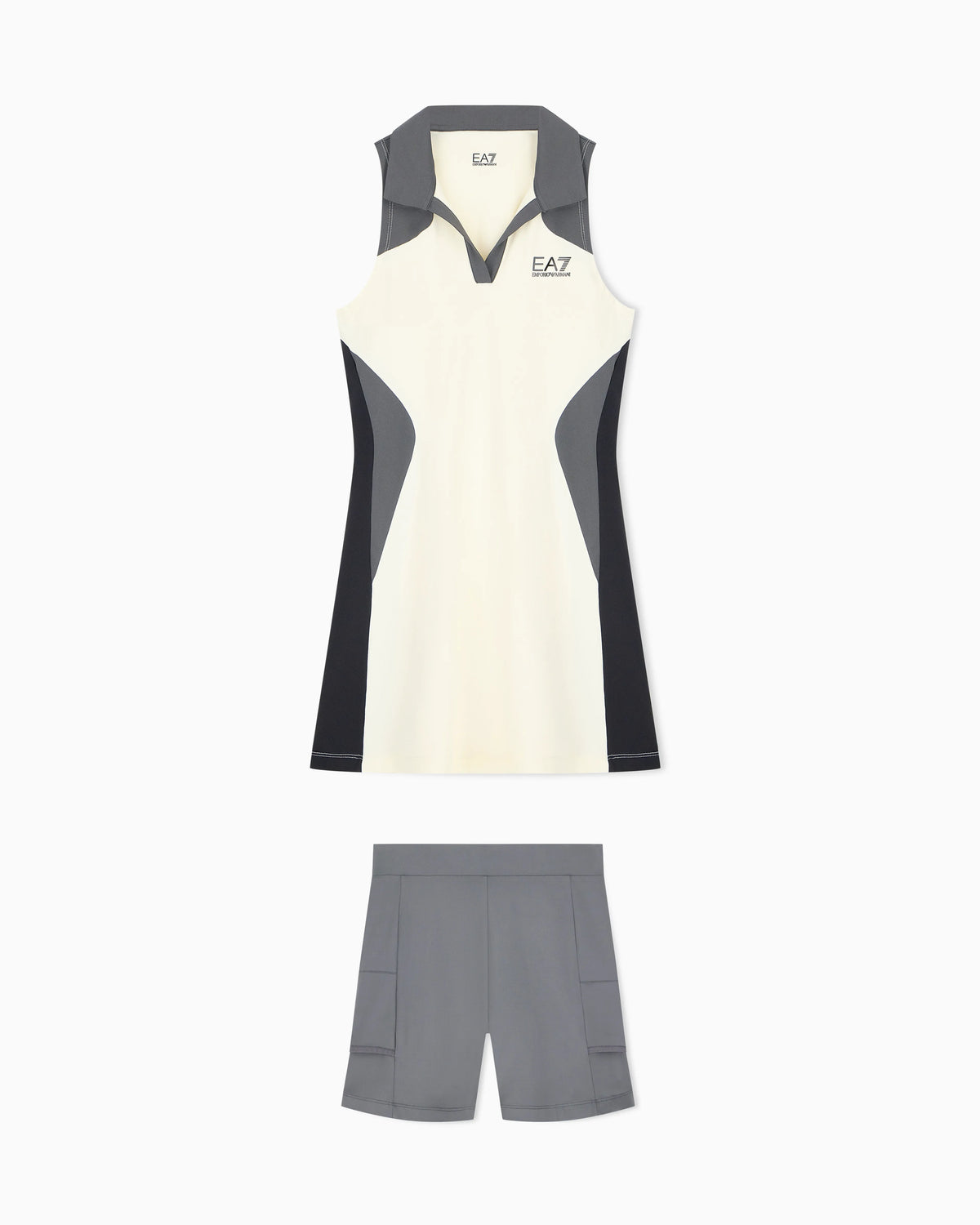 Polo pique dress Tennis Pro slim fit stretch jersey