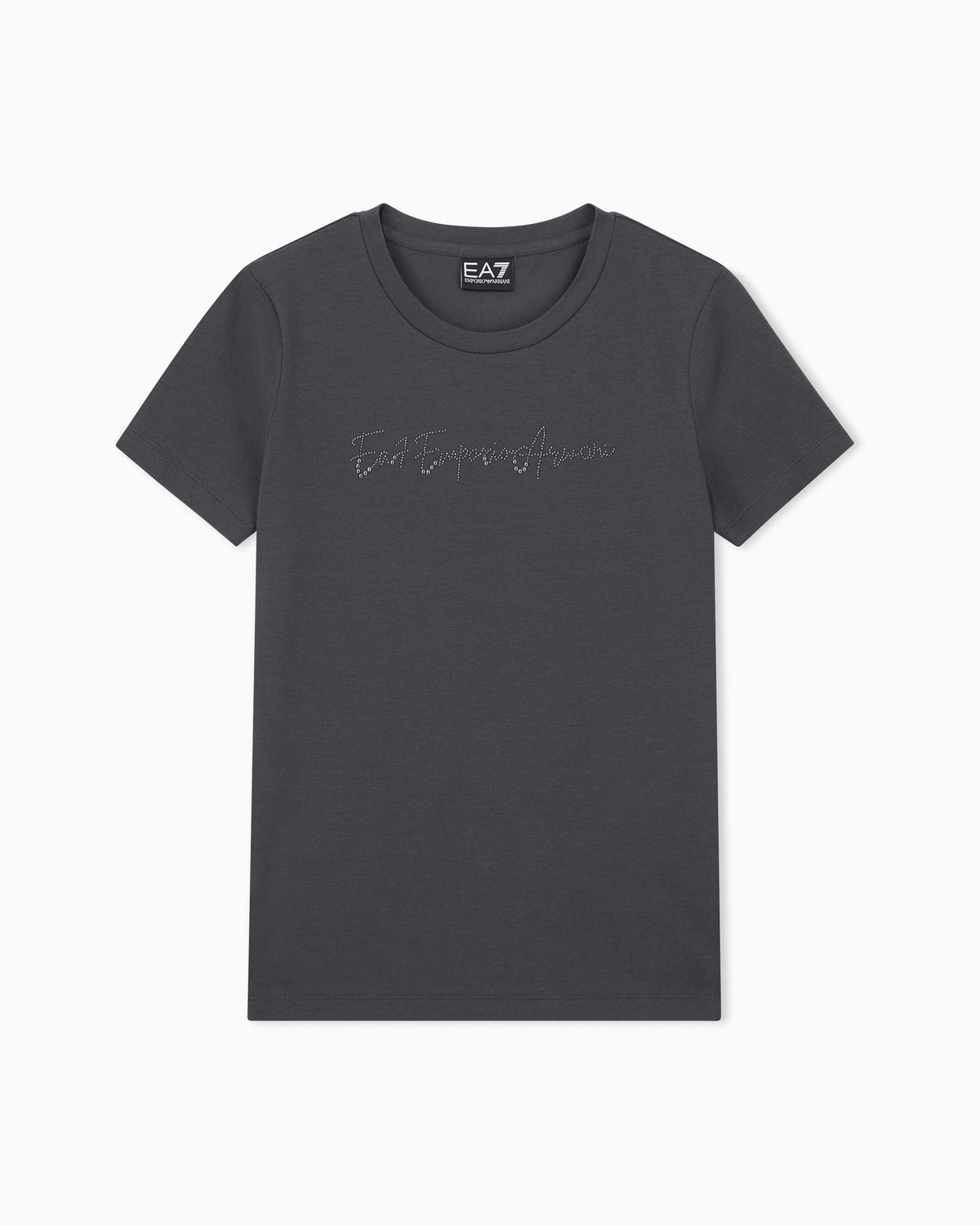 Slim-fit t-shirt Logo Series in cotton jersey with studs