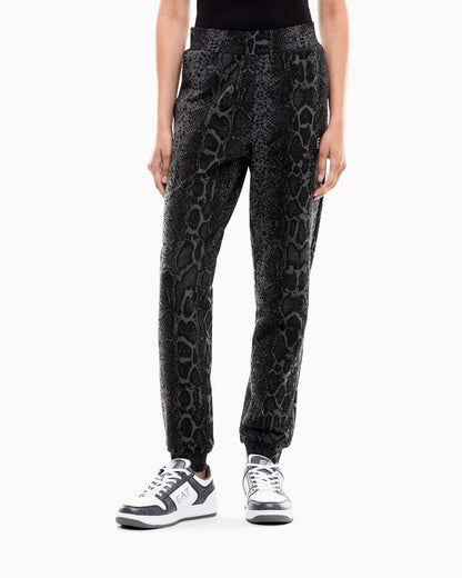 Regular fit pants Graphic Series in cotton jersey