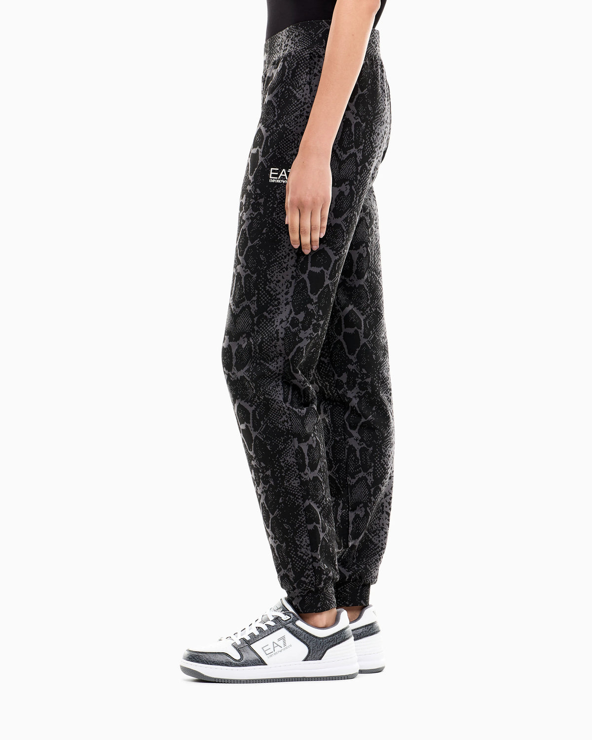 Regular fit pants Graphic Series in cotton jersey