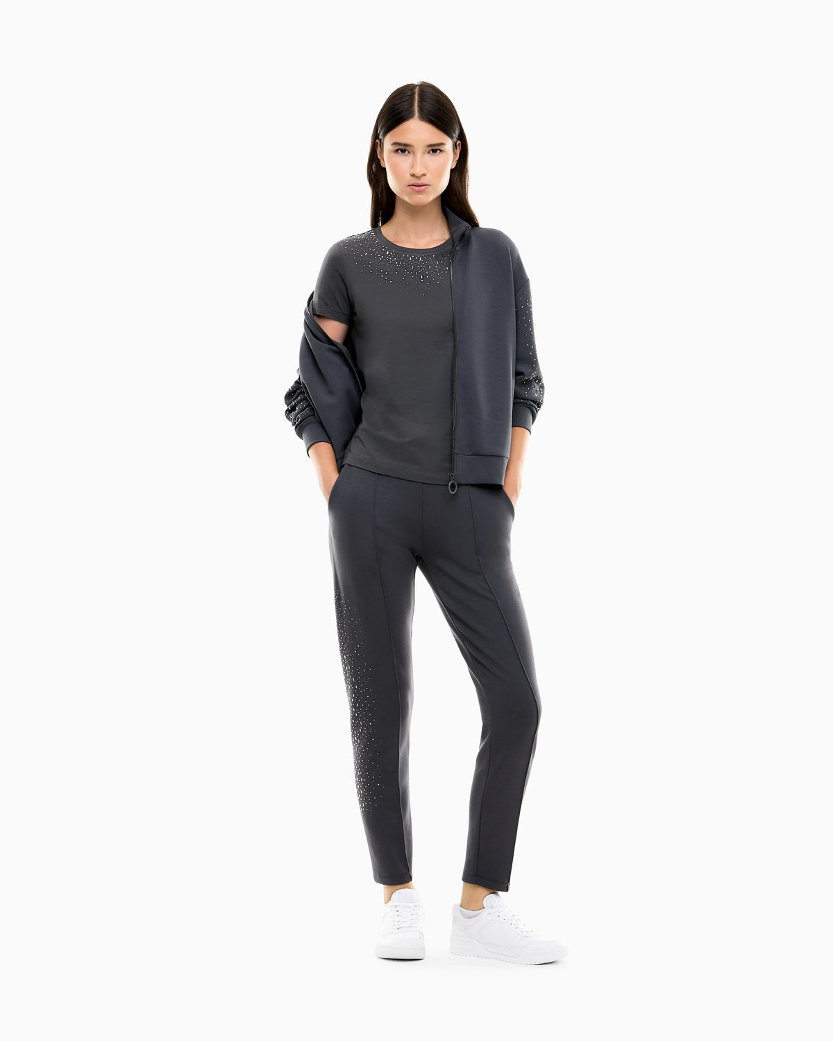 Slim-fit t-shirt Precious in cotton jersey