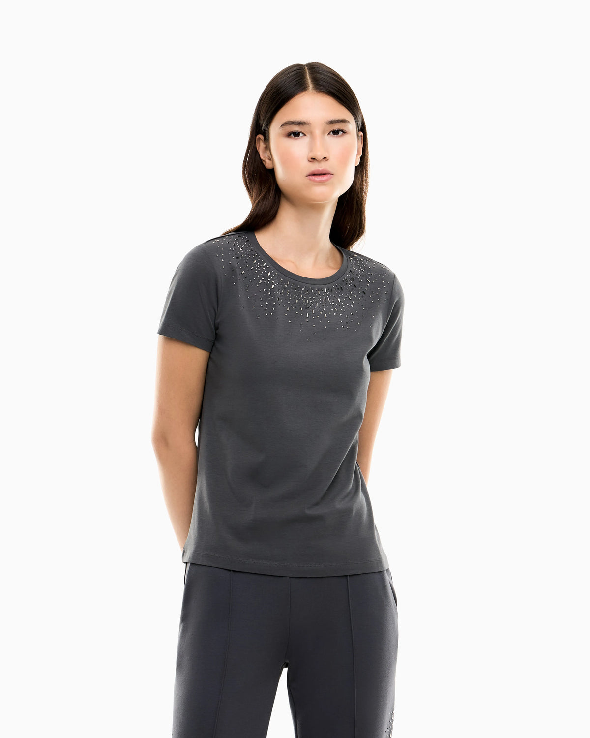 Slim-fit t-shirt Precious in cotton jersey