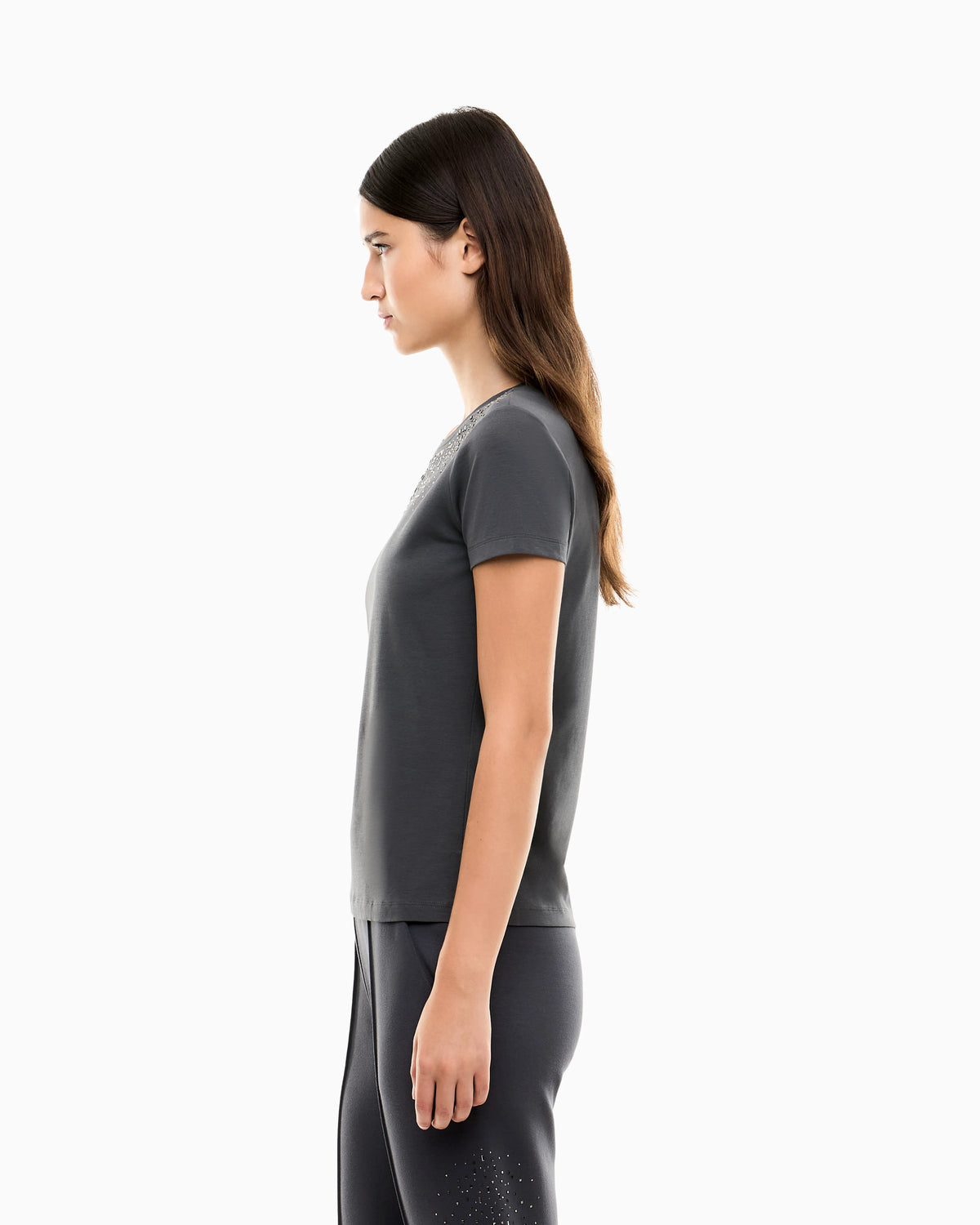 Slim-fit t-shirt Precious in cotton jersey
