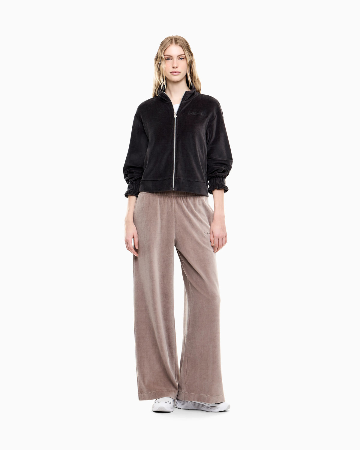 sweatshirt athletic velour regular fit jersey