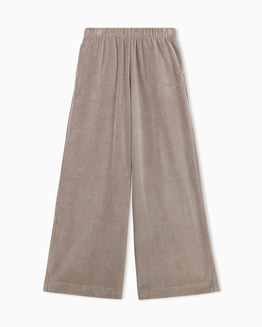 Trouser Athletic Velour regular fit cotton jersey