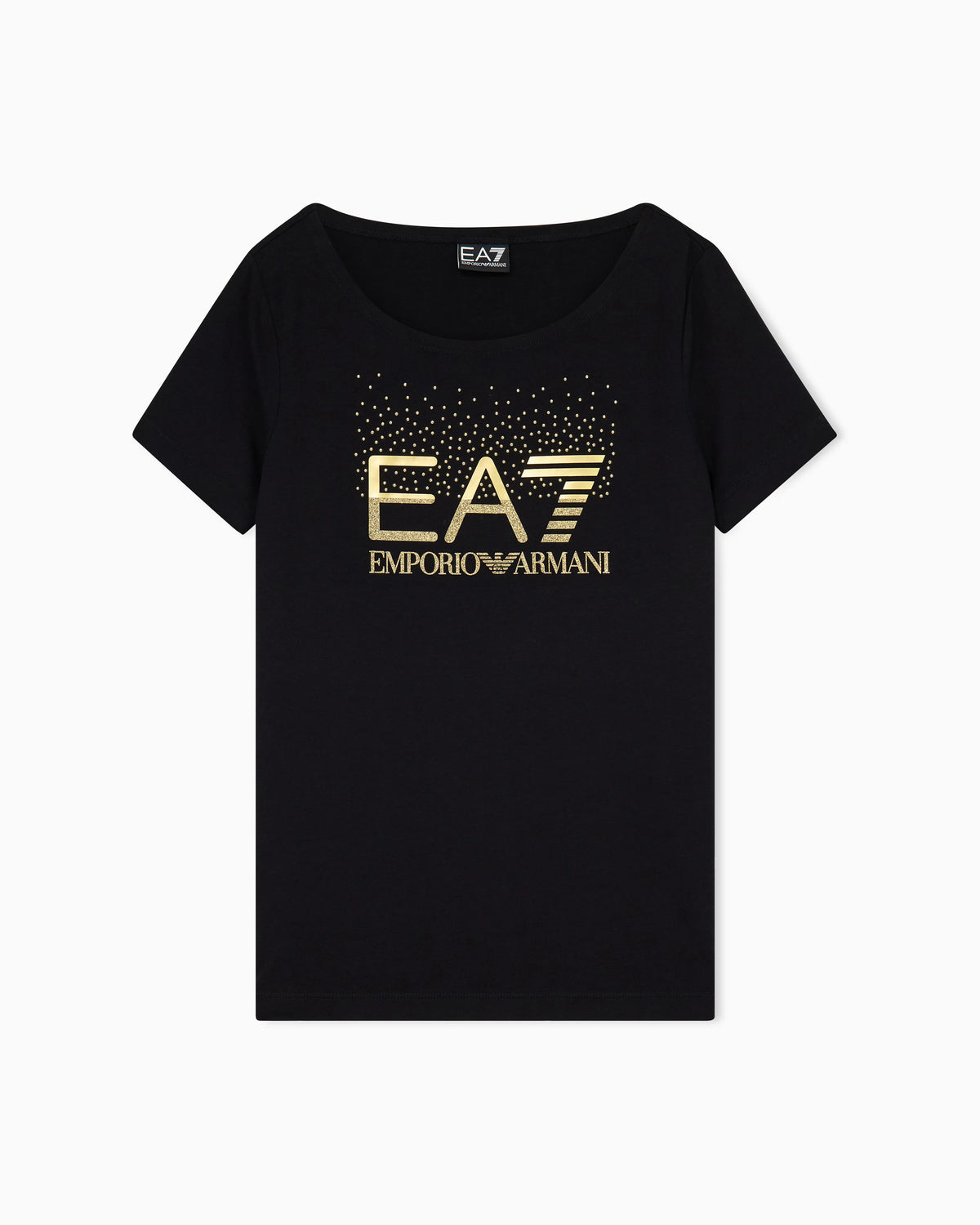 Slim-fit t-shirt Logo Series in cotton with shiny studs
