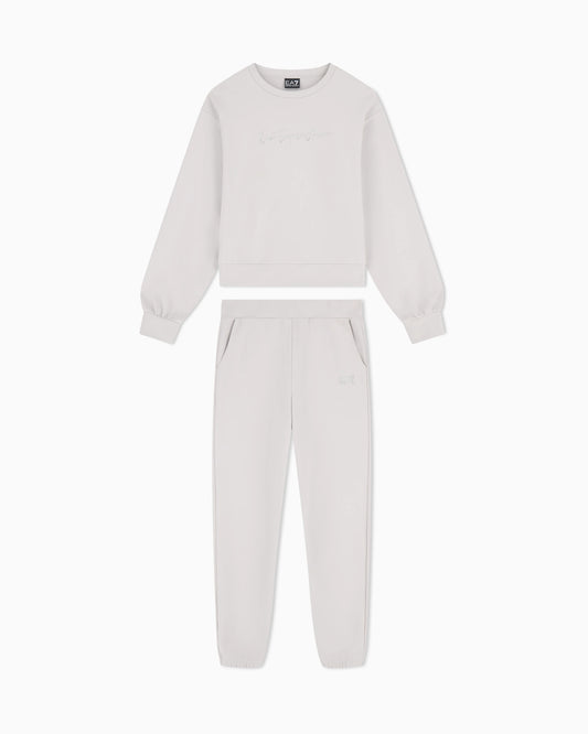 Tracksuit regular fit cotton jersey with studs