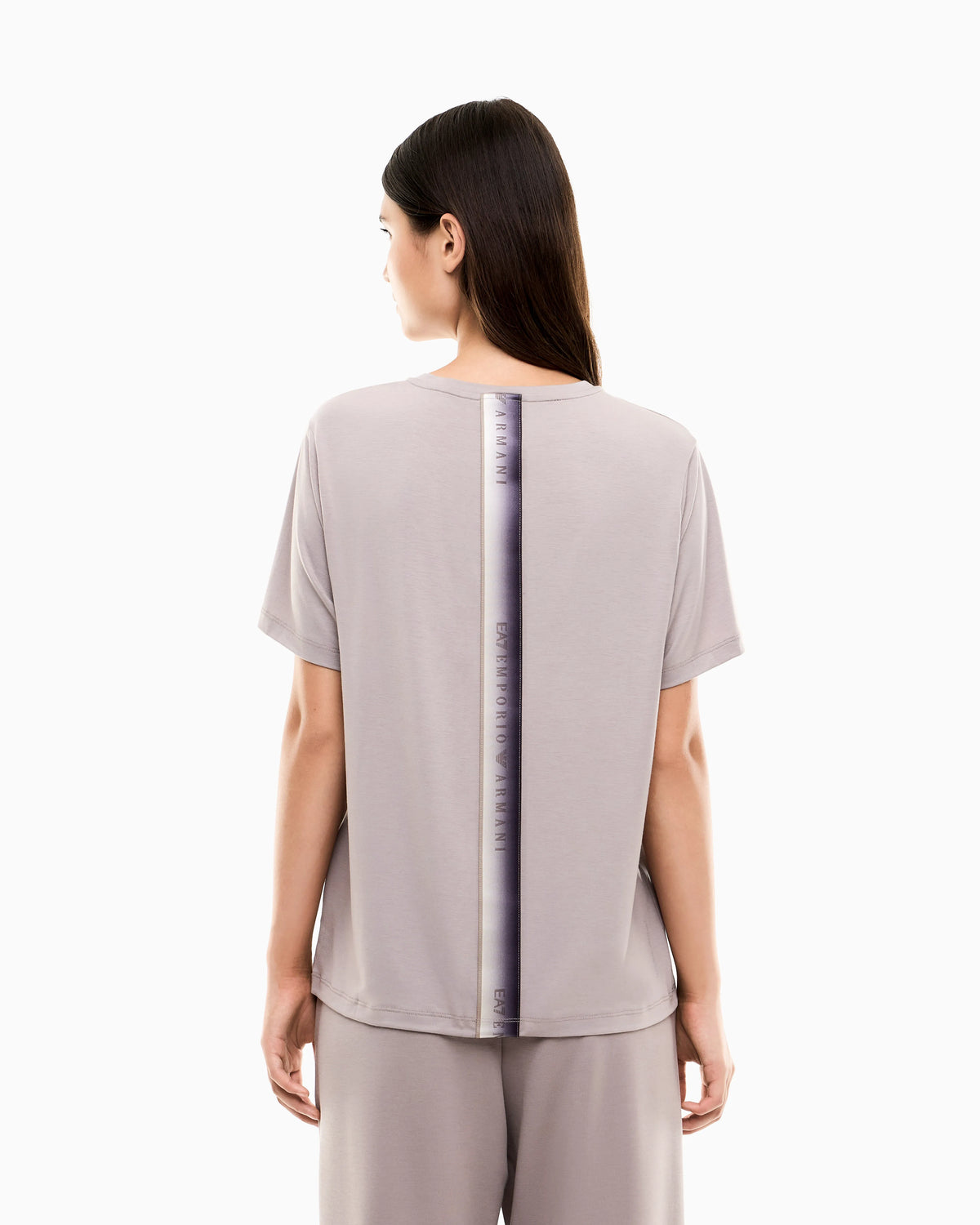 Regular fit T-shirt Natural Ventus 7 in viscose blend