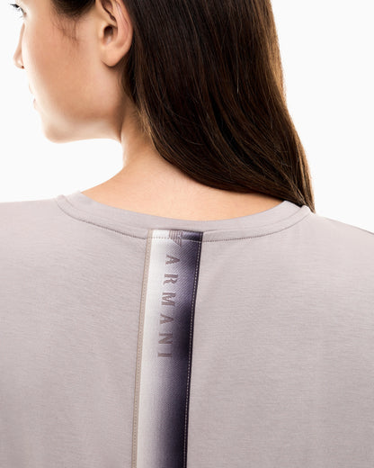 Regular fit T-shirt Natural Ventus 7 in viscose blend