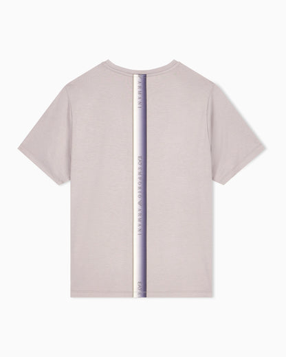 Regular fit T-shirt Natural Ventus 7 in viscose blend
