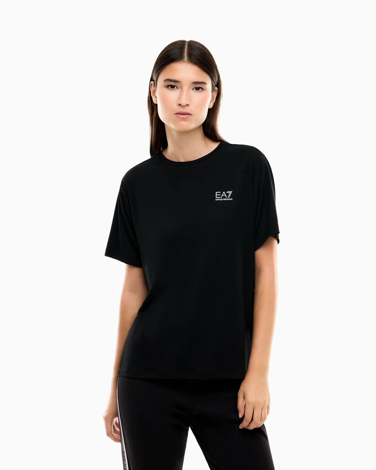 Regular fit T-shirt Natural Ventus 7 in viscose blend