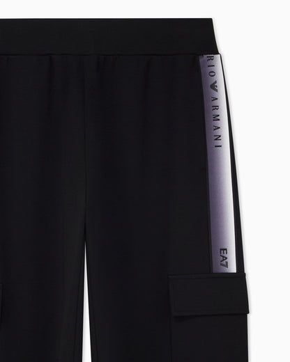 Cargo pants Natural Ventus 7 in stretch cotton and modal