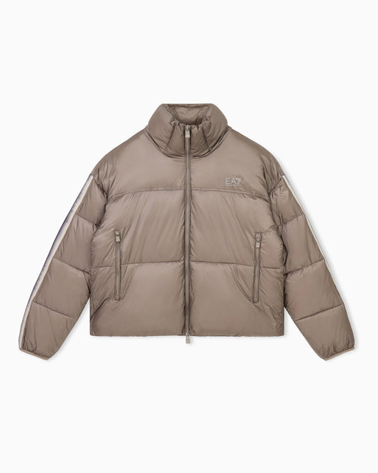 Padded bomber jacket Natural Ventus 7 in technical fabric