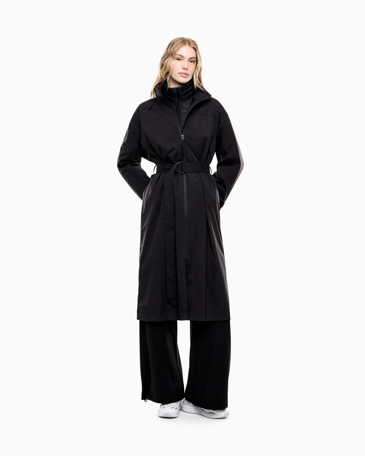 Trench two-in-one jacket regular fit with inner padding