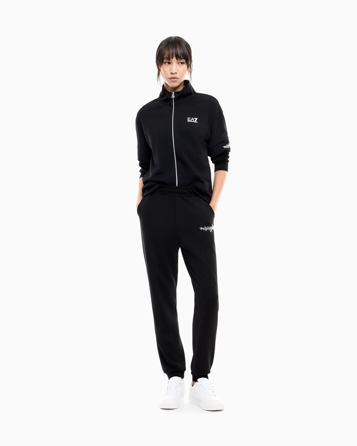 Trousers Logo Series regular fit jersey in modal blend