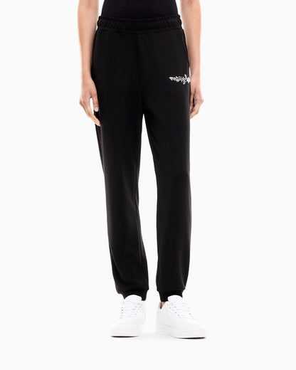 Trousers Logo Series regular fit jersey in modal blend