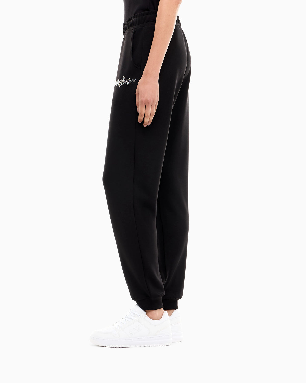 Trousers Logo Series regular fit jersey in modal blend