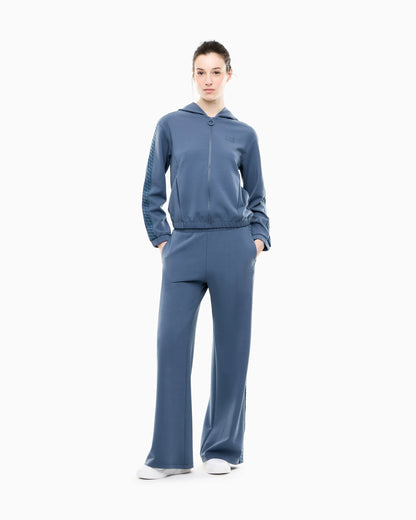 Oversized pants Logo Series in stretch cotton and modal
