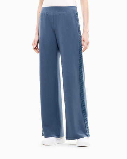 Oversized pants Logo Series in stretch cotton and modal