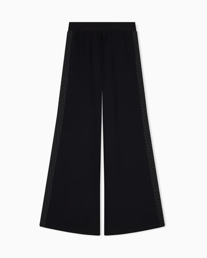 Oversized pants Logo Series in stretch cotton and modal