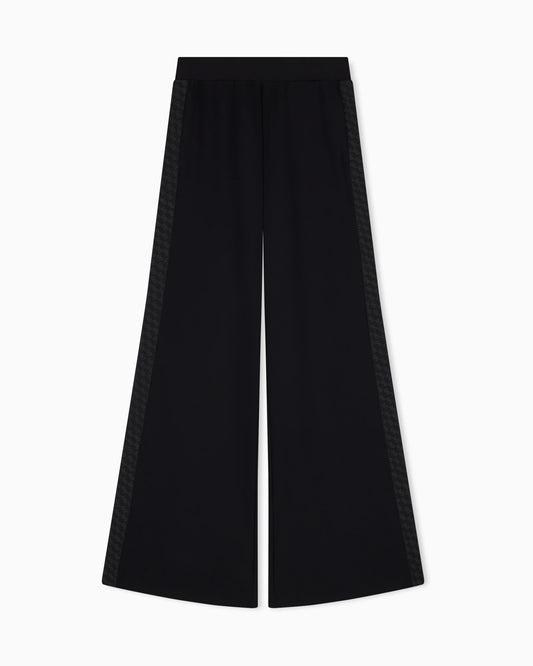 Oversized pants Logo Series in stretch cotton and modal