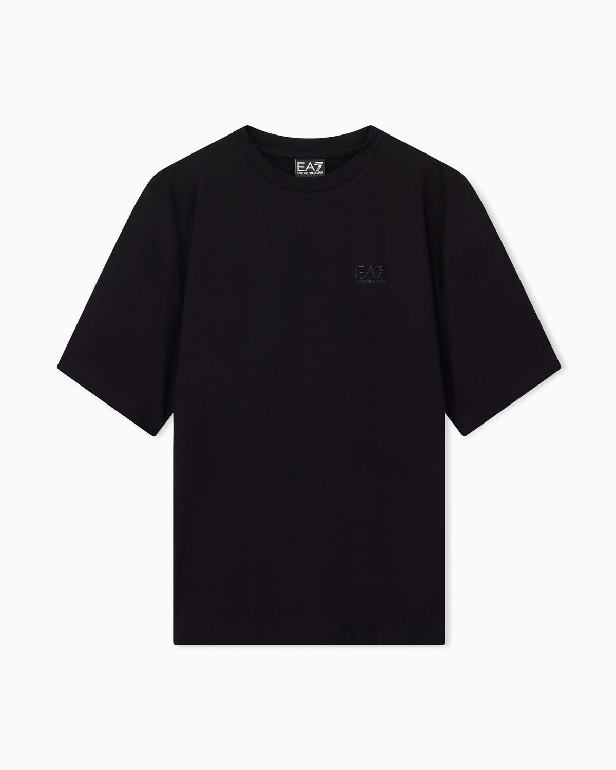T-shirt short-sleeve oversized in cotton-blend jersey
