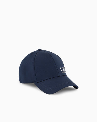 Logo cap in breathable cotton with curved visor Caps U