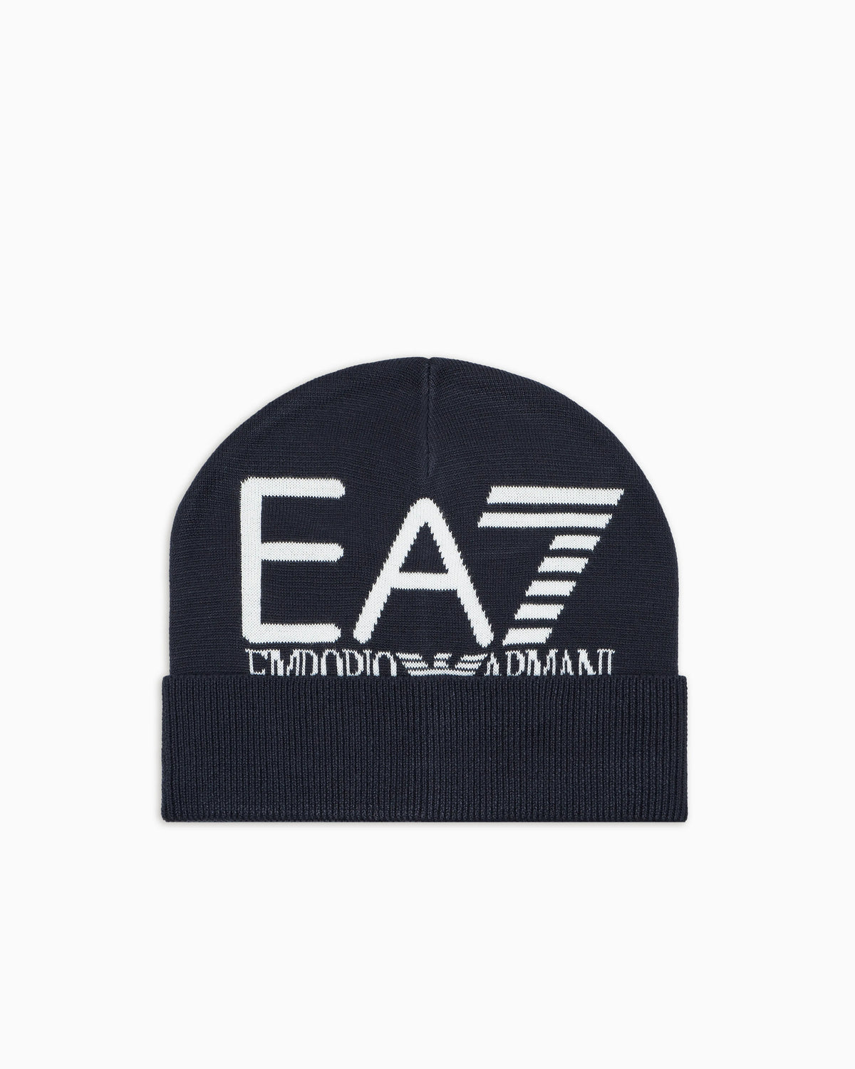 Cuffed beanie with jacquard logo Mountain Visibility