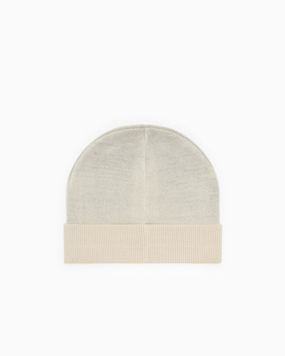 Cuffed beanie with jacquard logo Mountain Visibility