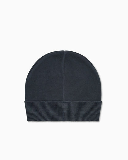 Cuffed beanie with jacquard logo Mountain Visibility