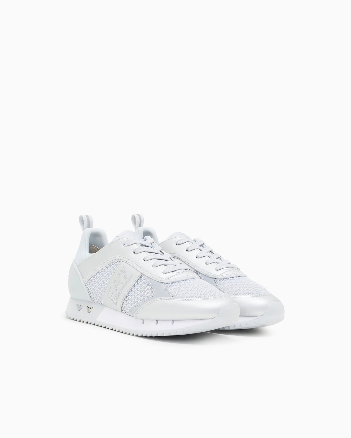 Sneaker Black And White in mesh with rubber sole