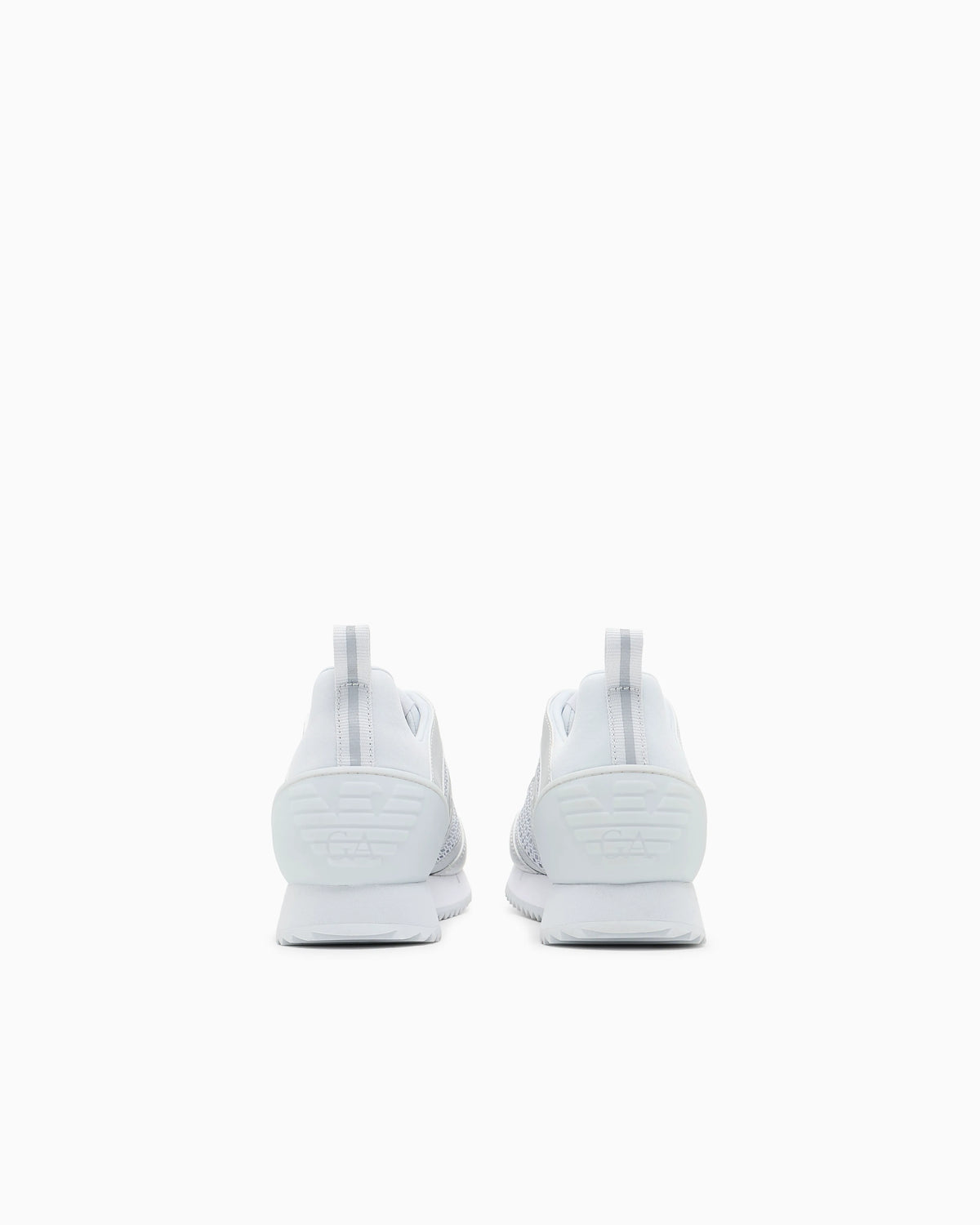 Sneaker Black And White in mesh with rubber sole