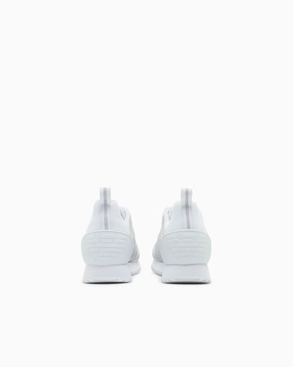 Sneaker Black And White in mesh with rubber sole