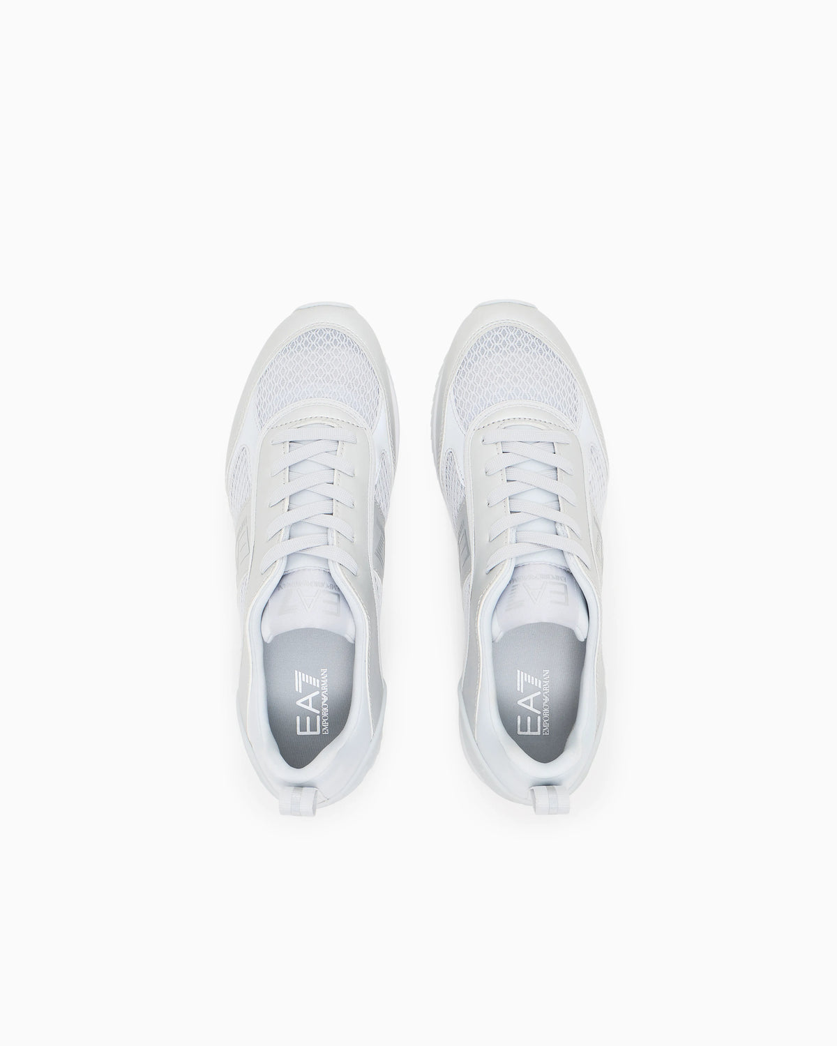 Sneaker Black And White in mesh with rubber sole