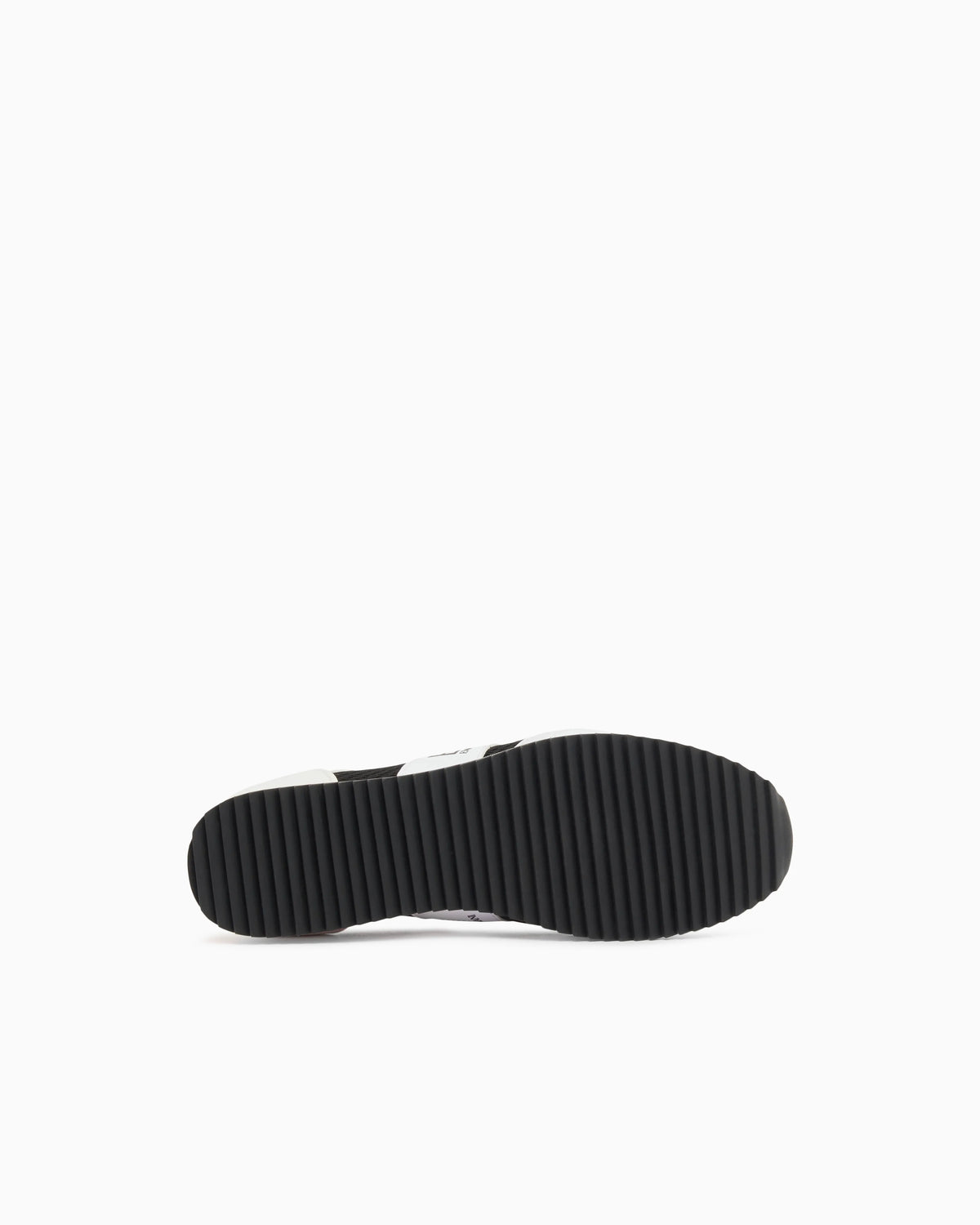 Sneaker Black And White in mesh with rubber sole