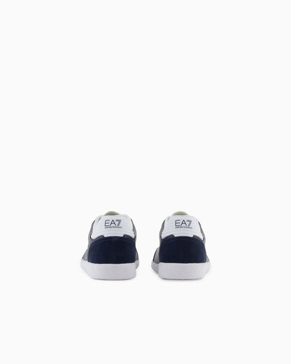 High-top sneaker in leather and suede New heritage eagle