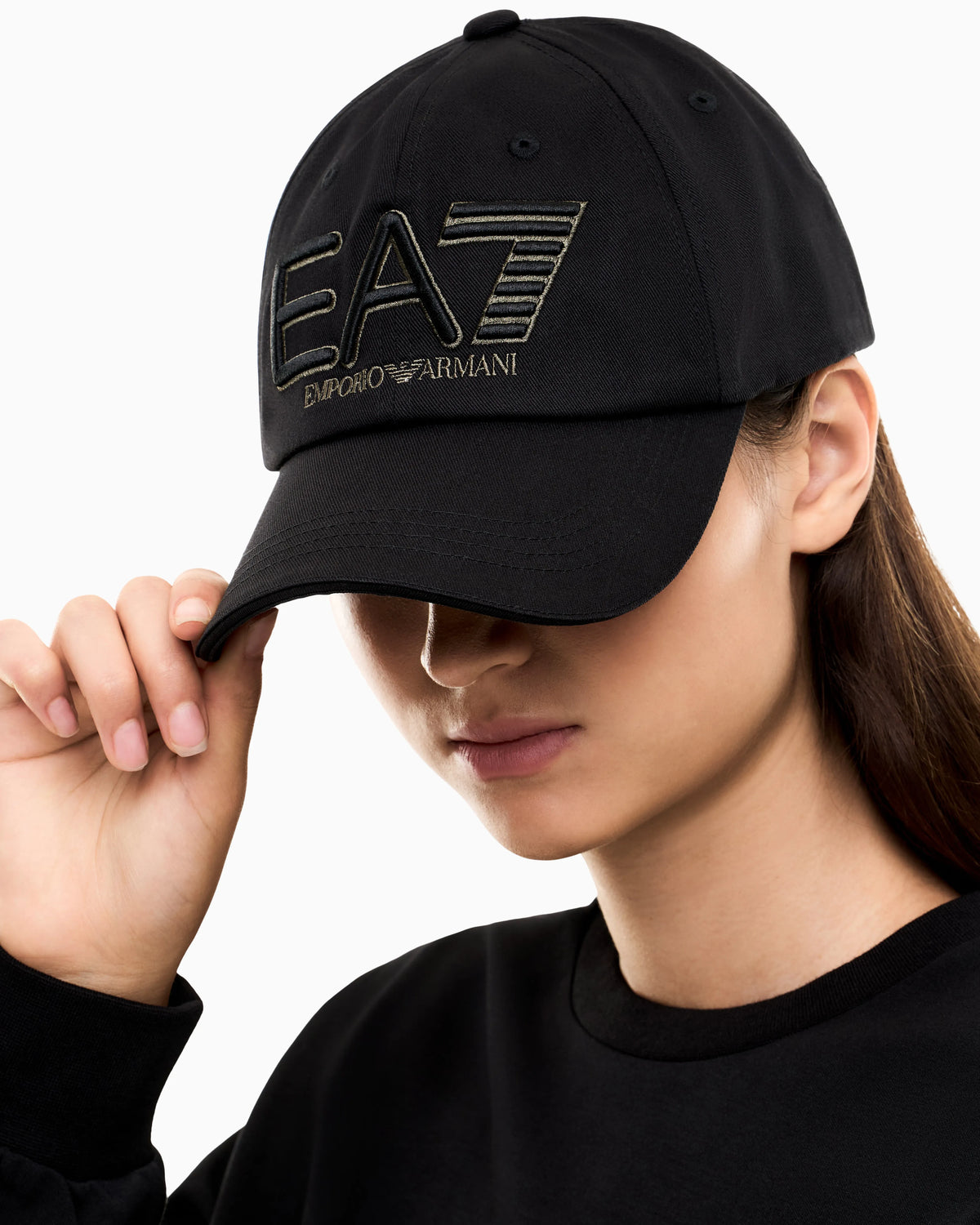Baseball hat Logo Series in embroidered cotton twill