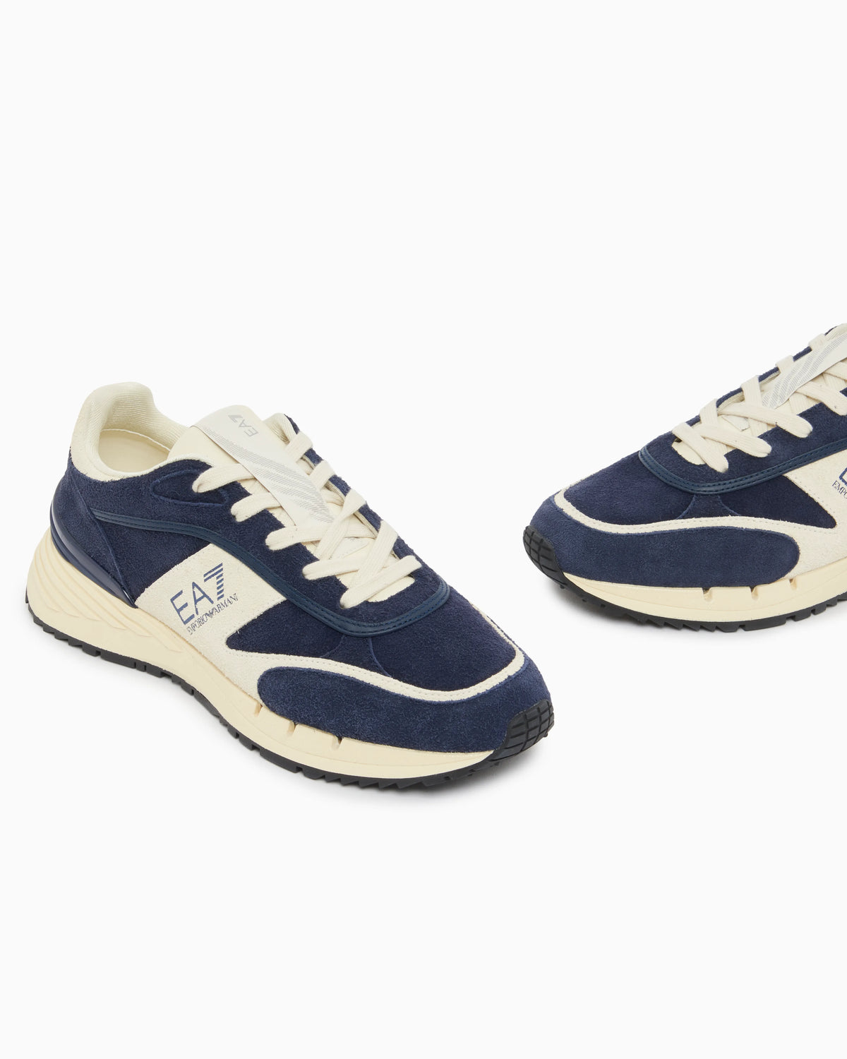 OTG Black and White Velo suede sneakers