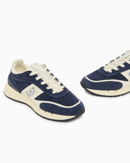 OTG Black and White Velo suede sneakers