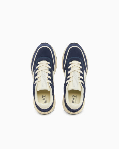 OTG Black and White Velo suede sneakers