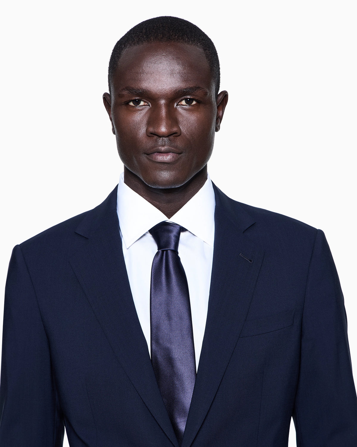 Single-breasted Soho line suit in virgin wool