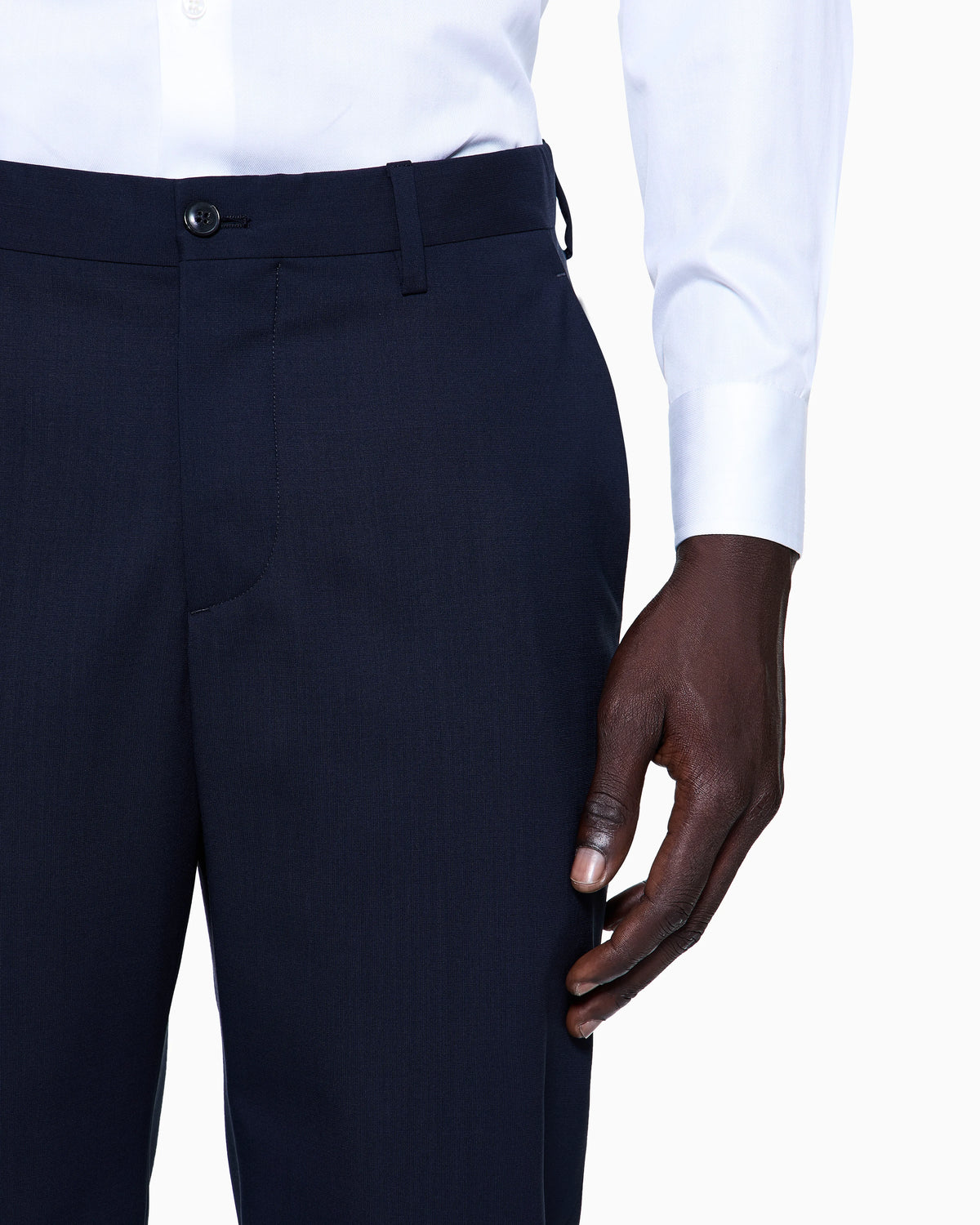 Single-breasted Soho line suit in virgin wool