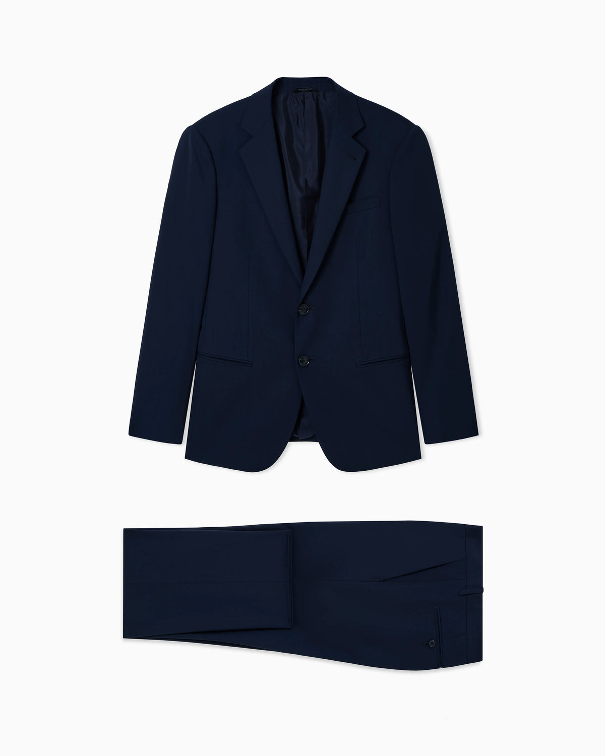 Single-breasted Soho line suit in virgin wool