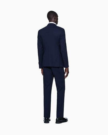 Single-breasted Soho line suit in virgin wool