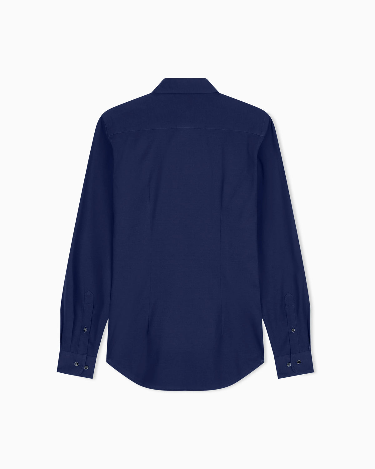 Cotton shirt in slim-fit jersey with classic collar Icon