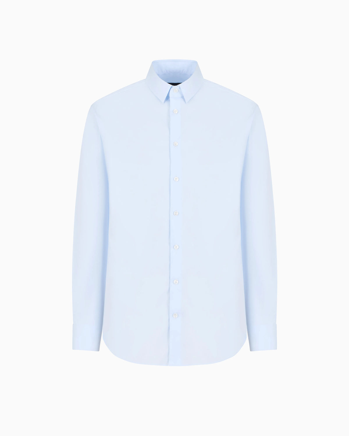 Button-down shirt in fluid stretch fabric