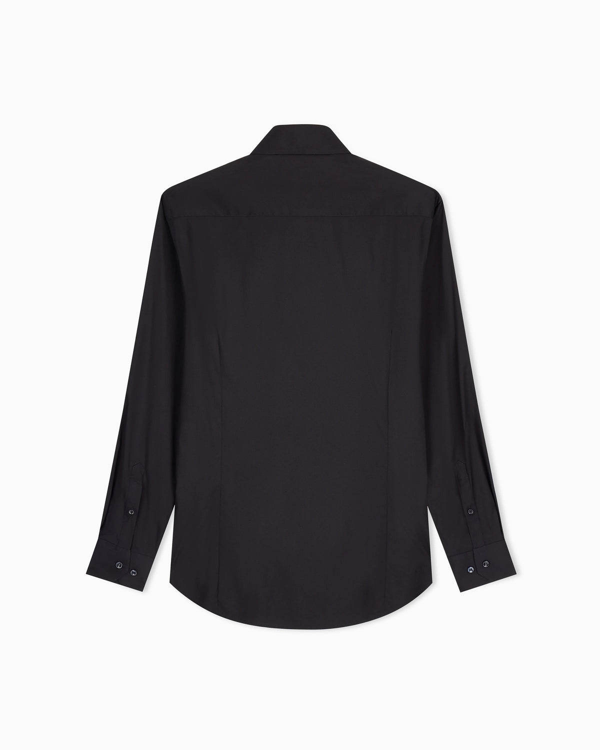 Button-down shirt in fluid stretch fabric