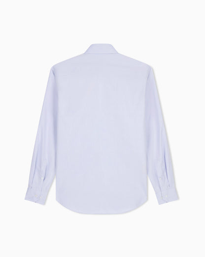 Dress shirt in soft cotton with a spread collar