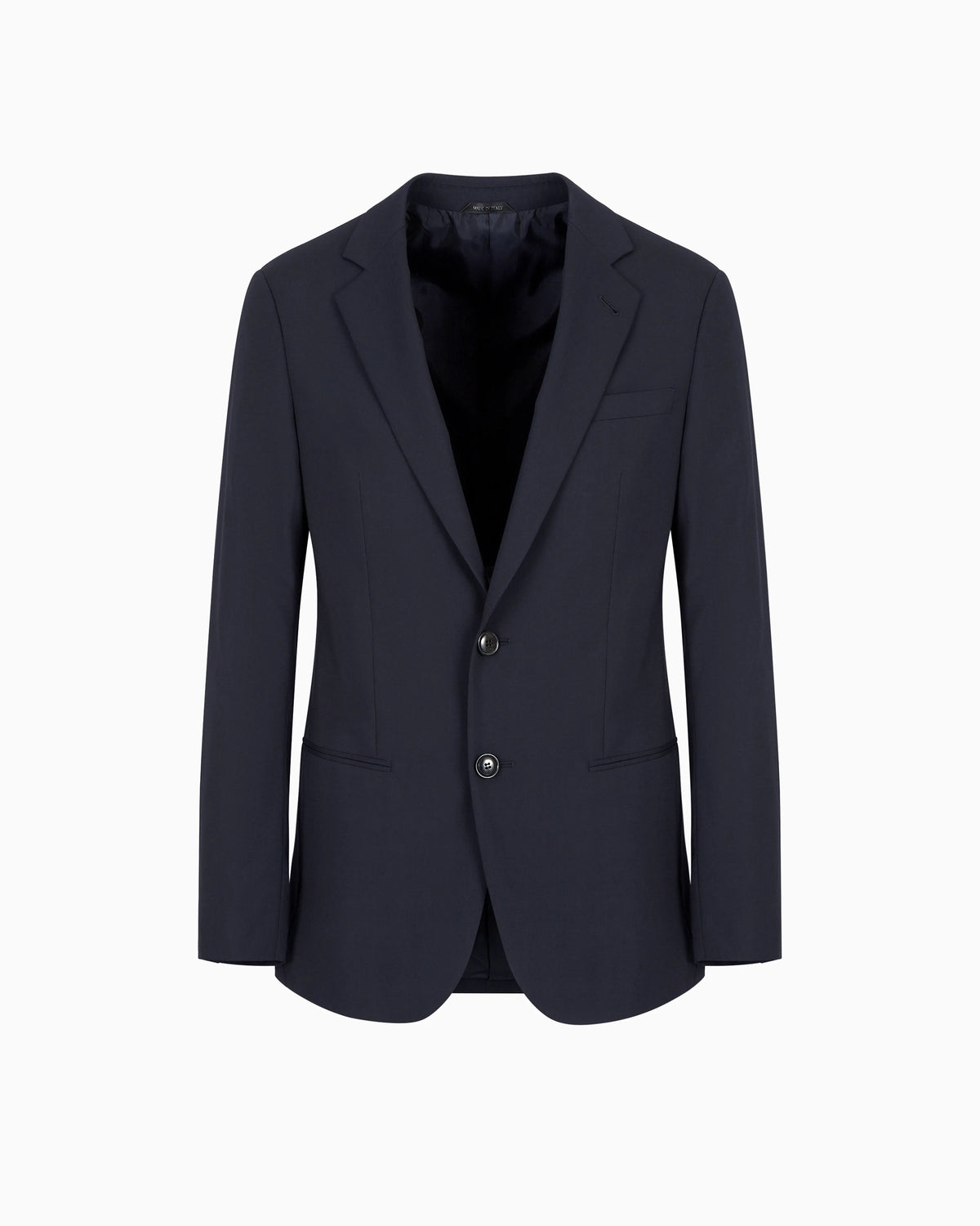 Virgin single-breasted jacket with peak lapels